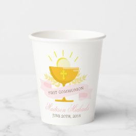 女子第一聖餐式 紙コップ