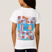 女子素晴らしジャージーTシャツフローラ Tシャツ (裏面)