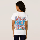 女子素晴らしジャージーTシャツフローラ Tシャツ (裏面フル)