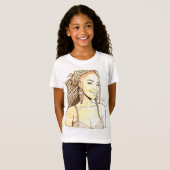 女子素晴らしジャージーTシャツ Tシャツ (正面フル)