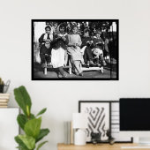 女子編み物インアルバニア1923 ポスター (ホームオフィス)