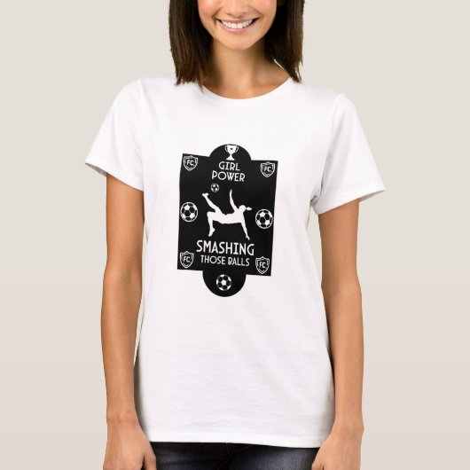 女子英国サッカーファンクラブ Tシャツ (正面)