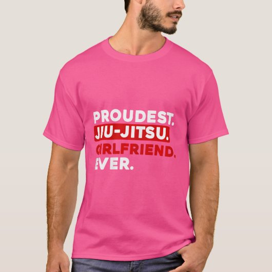 女子誇りを持った柔術ガールフレンド Tシャツ (正面)