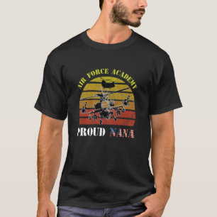 女子誇りを持ったUSAFナナエアフォースアカデミーキュートミリ Tシャツ