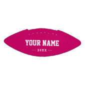 女子誕生日ギフトアイディアカスタムピンクミニフットボール アメリカンフットボール (パネル)