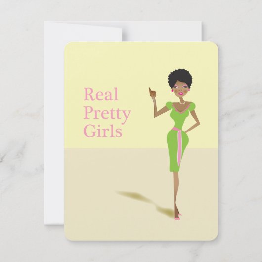 女子誕生日パーティーの招待状 招待状 (裏面)