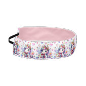 女子誕生日ユニコーンをテーマにしたピンクと紫 アスレチックヘッドバンド (左)