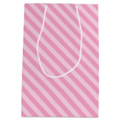 女子誕生日ユニコーン中抱き枕 ミディアムペーパーバッグ (裏面)