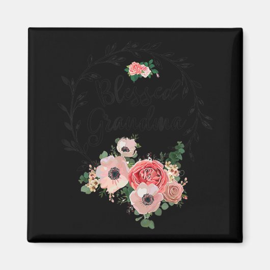 女子賛美おばあちゃん花壇 マグネット (正面)