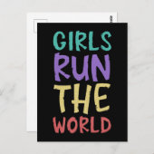 女子走女子フェミニスト ポストカード (正面/裏面)