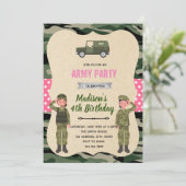 女子軍招待 招待状 (スタンド正面)