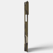 女子迷彩柄ピンクリボンボーボートムランド迷彩柄 Case-Mate iPhoneケース (裏面 / 右)