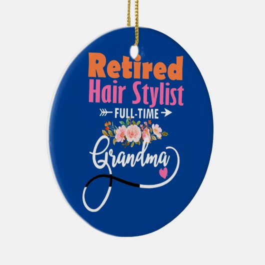 女子退職した美容師フルタ最高のイム セラミックオーナメント (右)