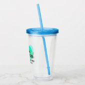 女子週末バチェロレッテターコイズハート アクリルタンブラー (左)