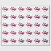 女子週末ブライダルシャワーバチェロレッテ ラッピングペーパー (フラット)