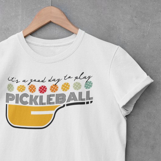 女子遊のGood Day to Pickleballシャツ Tシャツ