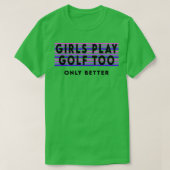 女子遊ゴルフも Tシャツ (デザイン正面)