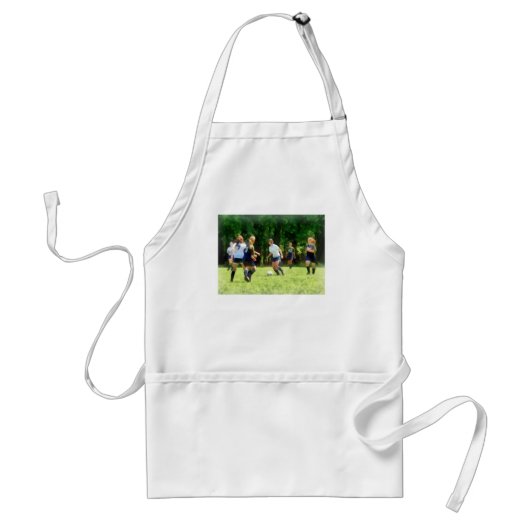 女子遊サッカー スタンダードエプロン (正面)