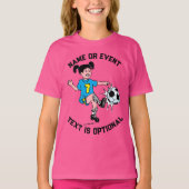 女子遊サッカー Tシャツ (正面)