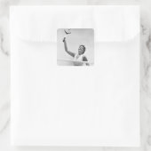 女子遊テニス2 スクエアシール (バッグ)