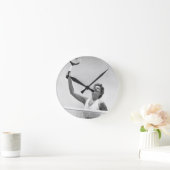 女子遊テニス2 ラウンド壁時計 (ホーム)