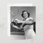 女子遊テニス3 ポストカード (正面/裏面)