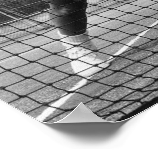 女子遊テニス ポスター (角)