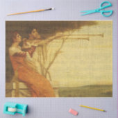 女子遊トランペットミュージカルティッシュペーパー 薄葉紙 (クラフト)