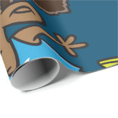 女子遊バスケットボール ラッピングペーパー (ロールコーナー)