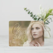 女子金ゴールド2015年卒業 招待状 (スタンド正面)