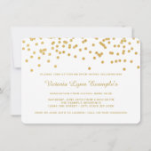 女子金ゴールド2015年卒業 招待状 (裏面)