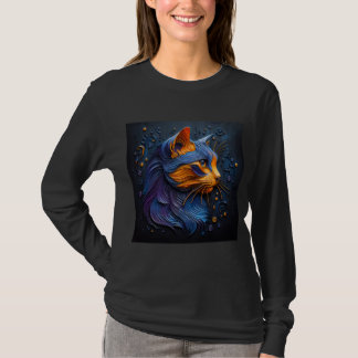 女子長袖Tシャツアートワーク12 Tシャツ