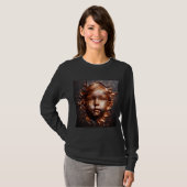 女子長袖Tシャツアートワーク9 Tシャツ (正面フル)