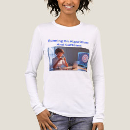 女子長袖Tシャツ。 トライブレンドＴシャツ