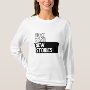 女子長袖Tシャツ – Happy New Year 2025 Tシャツ