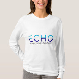 女子長袖TシャツECHOロゴ Tシャツ