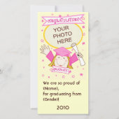 女子院幼稚園/幼稚園フォトカード 案内状 (正面)