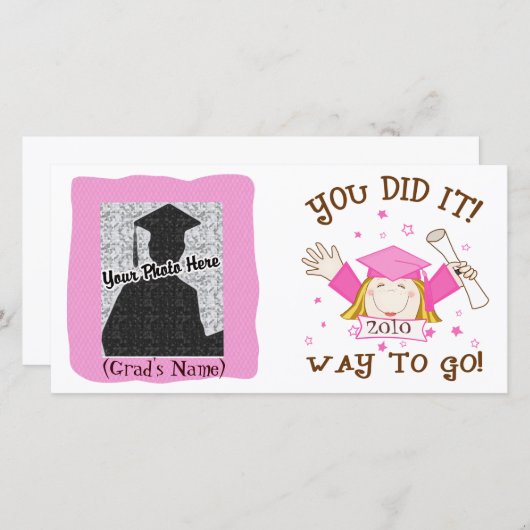 女子院幼稚園/幼稚園フォトカード 案内状 (正面/裏面)