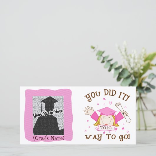 女子院幼稚園/幼稚園フォトカード 案内状 (スタンド正面)