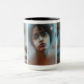 女子顔AIアート制作 マグカップ (中央)
