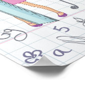 女子高生 ポスター (角)