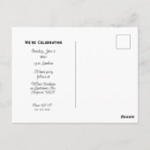 女子高等学校卒業 ポストカード (裏面)