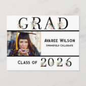 女子高等学校卒業 ポストカード (正面)