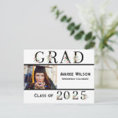 女子高等学校卒業 ポストカード (スタンド正面)