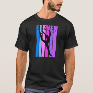 女子11期新体操誕生日ピンクバトン Tシャツ