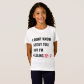 女子11誕生日22インスパイアパーティー Tシャツ (正面フル)