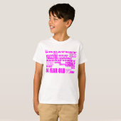 女子14誕生日もっとも偉大:ピンク14歳 Tシャツ (正面フル)