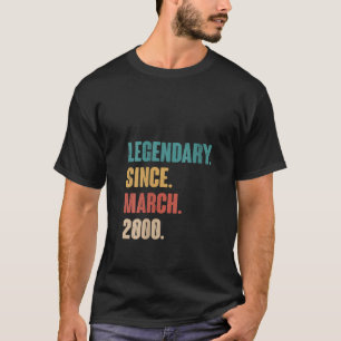 女子23歳ヴィンテージ2000誕生日3月23日 Tシャツ