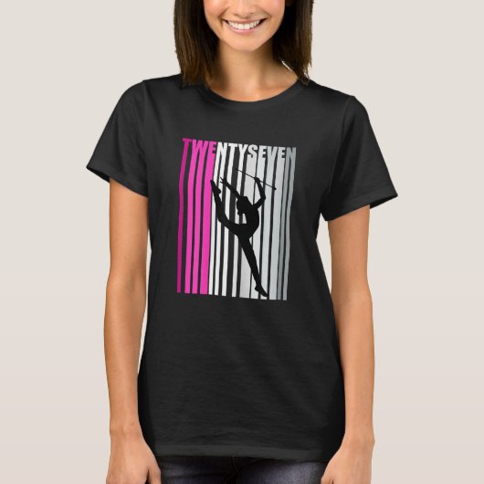 女子27期新体操誕生日バトントゥイ Tシャツ (正面)