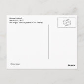 女子3月の写真はがき ポストカード (裏面)